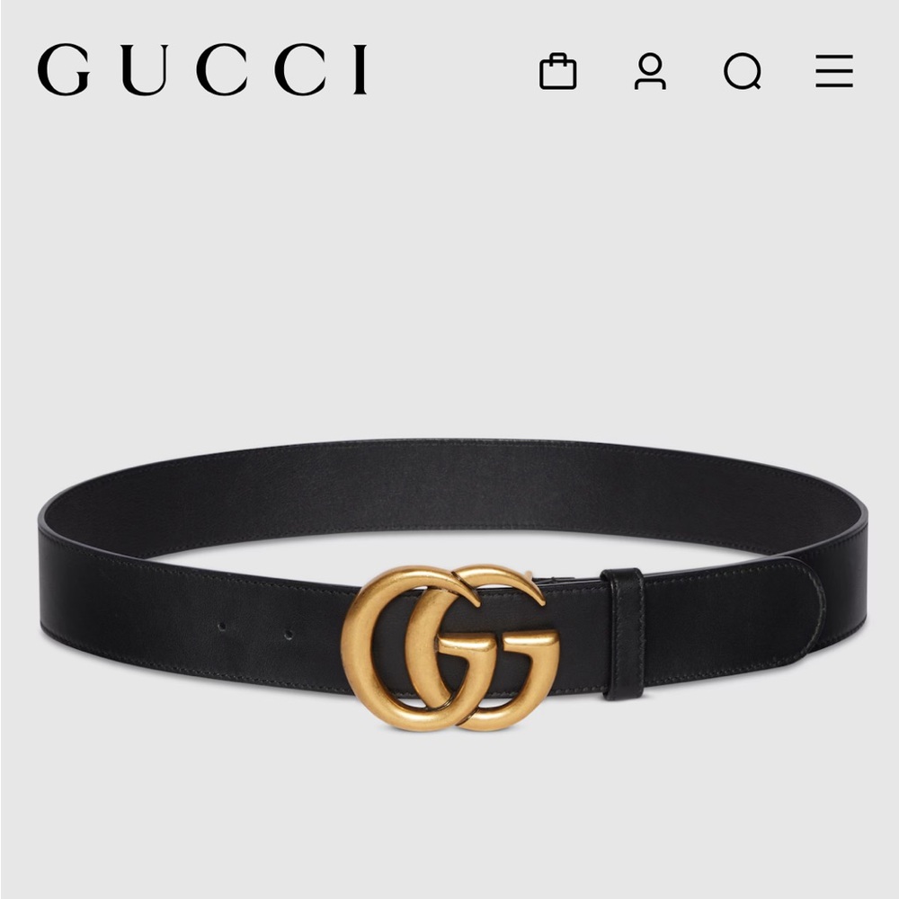 Gucci GG Marmont wide belt - size 80